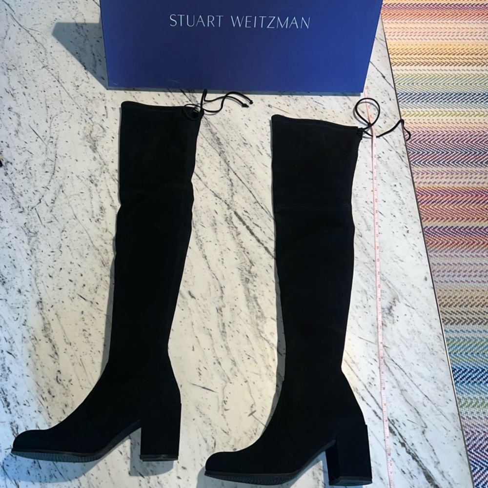 Stuart Weitzman Black Over-the-Knee Boots/ Size 8.5